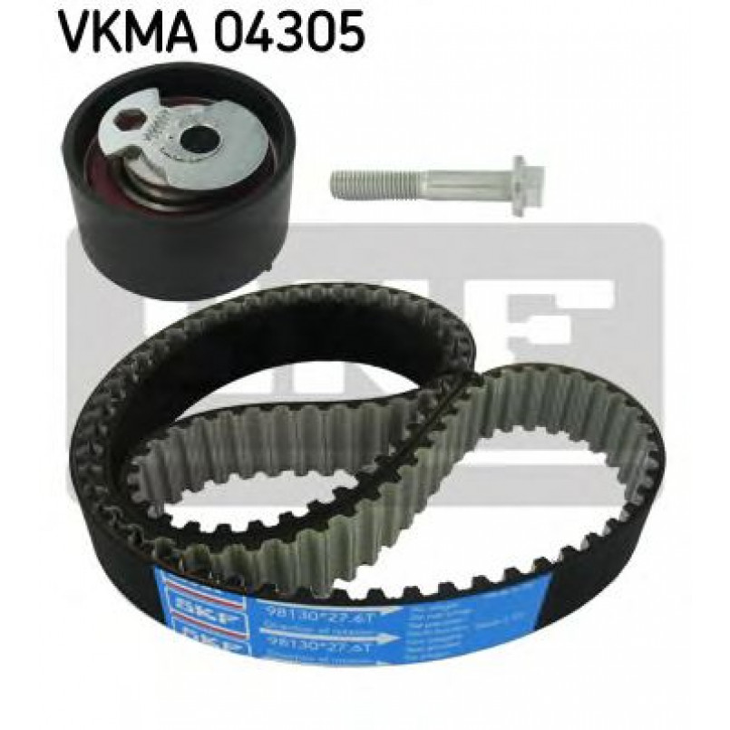 VKMA 04305 SKF Комплект (ремінь+ролики)